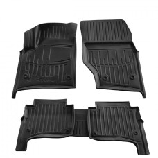 Комплект 3D ковриков в салон Volkswagen Touareg I (7L) (2002-2010) Фольксваген