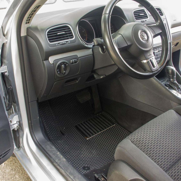 Коврики в салон EVA для Volkswagen Golf VI 2008-2012 с подпятником Бежевые 5 шт