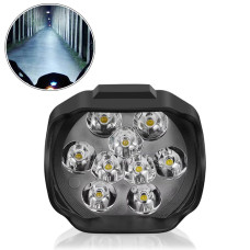 Дополнительная LED фара 12V 78x63x70 мм 1Wx12 9 Led Дальний свет (JP016)
