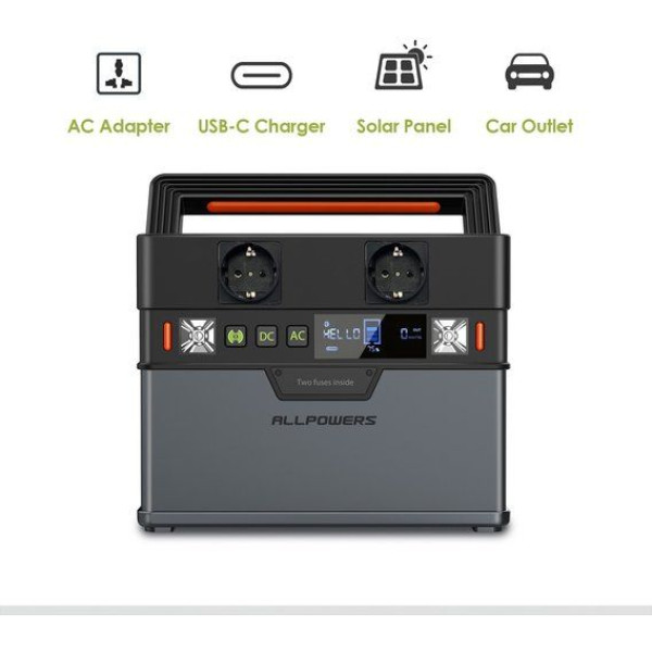 Портативна зарядна станція ALLPOWERS S300 288Wh 78000mAh 300W Portable Power Station