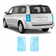 Антигравийная защитная бронепленка по лекалам для Dodge Grand Caravan V 2008-2020 - задние фонари стопы