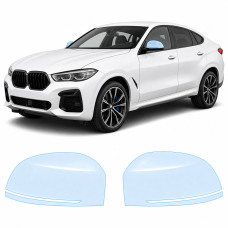 Антигравийная защитная бронепленка по лекалам для BMW X6 F16 2014-2019 - зеркала