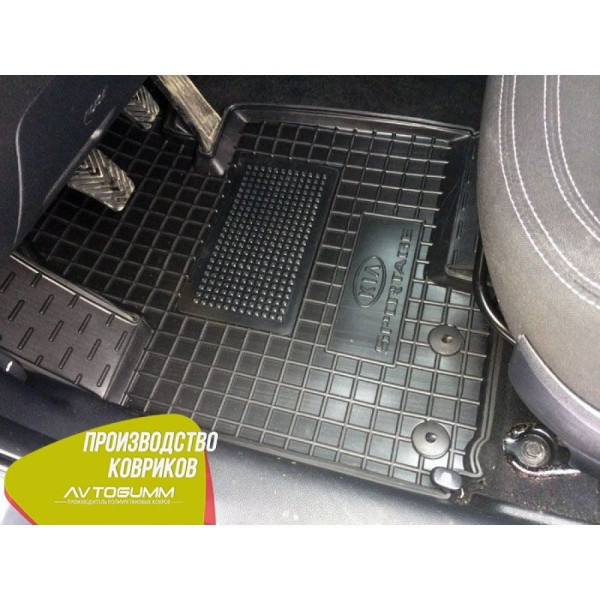 Передние коврики в автомобиль Kia Sportage 3 2010-2015 (Avto-Gumm)