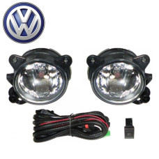 LED Протитуманні фари для Volkswagen Polo 4 2005-09 Transporter T5 12V 55W з проводкою Комплект (VW-269)