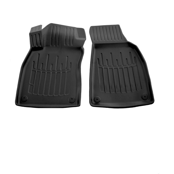 Передние 3D коврики для Audi A6 (C6) 2004-2011 / Высокий борт