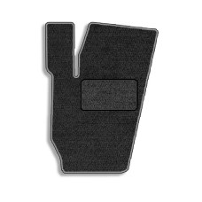 Водительский ворсовый коврик для Skoda Fabia 2007-2014 с подпятником 1 шт (Carrera)