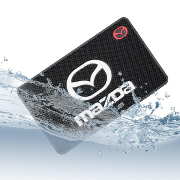 Антискользящий коврик торпеды с логотипом Mazda