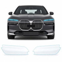 Антигравийная защитная бронепленка по лекалам для BMW 7 Series G70 2022- оптика (фары и ПТФ)