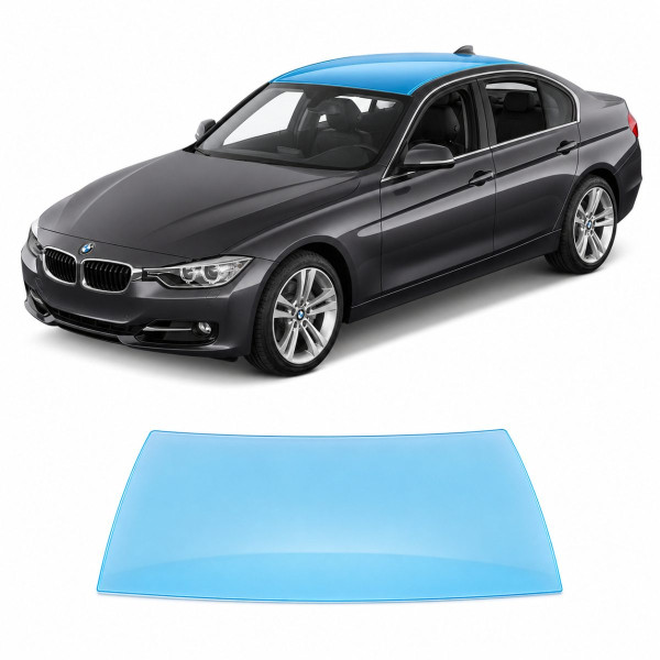 Антигравийная защитная бронепленка по лекалам для BMW 3 Series F30 2012-2015 - зона крыши