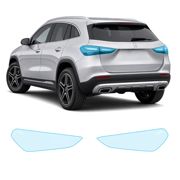 Антигравійна захисна бронеплівка за лекалами для Mercedes-Benz GLA H247 facelift 2023- задні ліхтарі стопи