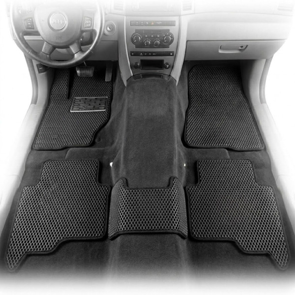 Коврики в салон EVA для Jeep Grand Cherokee WK 2005-2010 с подпятником 5 шт