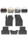 Ворсовые коврики для Volvo S 40 II 2004-2012 Седан с подпятником 5 шт (Magnum)