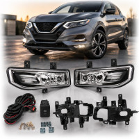 Протитуманні фари для Nissan Qashqai 2017- H8-12V35W з проводкою Комплект (Left - 26155-8995A Right - 26150-8995A) (NS-860-W)