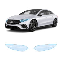 Антигравійна захисна бронеплівка за лекалами для Mercedes-Benz EQS 2021- оптика (фари та ПТФ)