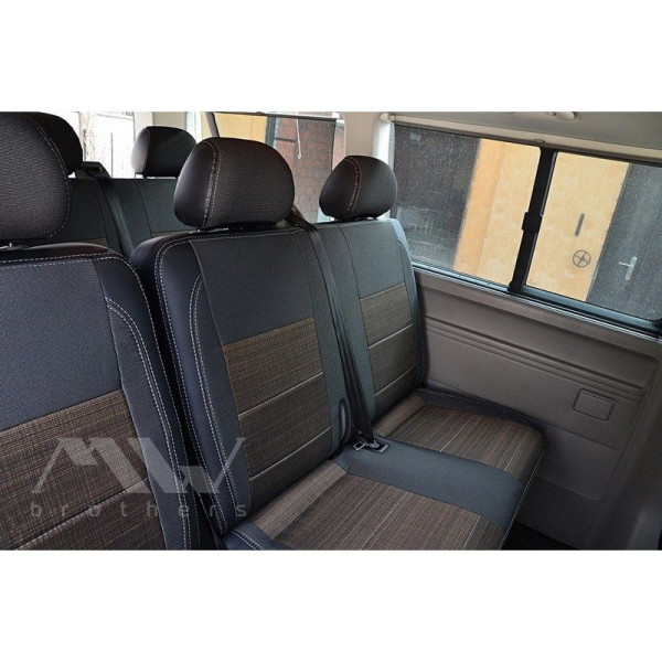 Авточехлы модельные MW Brothers для Volkswagen T 6 Caravelle ( 8 - 9 мест ) c 2011