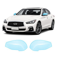 Антигравийная защитная бронепленка по лекалам для Infiniti Q50 V37 facelift 2018-2023 - зеркала