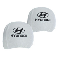 Чохол підголівників HYUNDAI білі
