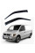 Дефлектори вікон вітровики Mercedes Vito 1996-2003 W638 Широкі 10 см Скотч 3M Voron Glass