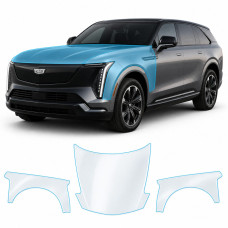 Антигравийная защитная бронепленка по лекалам для Cadillac Escalade IQ EV 2024- капот и передние крылья