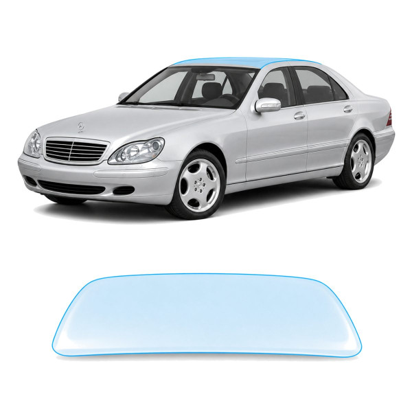 Антигравійна захисна бронеплівка за лекалами для Mercedes-Benz S-Class W220 1998-2002 - зона даху