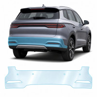 Антигравийная защитная бронепленка по лекалам для BYD Song Pro I facelift 2023- задний бампер