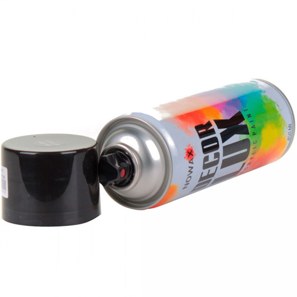 Акрилова фарба Nowax Спрей 450 мл Чорний мат (matt black/ral9005) NX48011