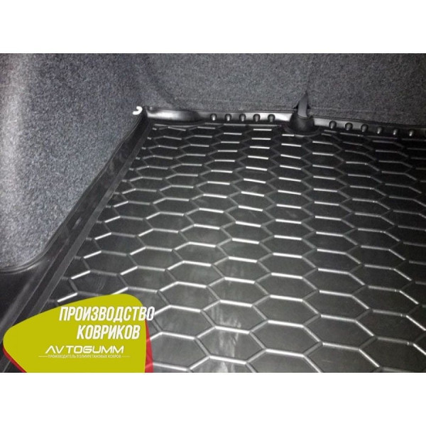 Автомобільний коврик у багажник Volkswagen Jetta 2011- Гумо - пластик бортик 3-5 см (Avto-Gumm)