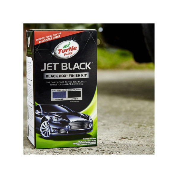 Набір поліролей для чорного автомобіля Turtle Wax Black Box Jet Black Finish Kit (52731)