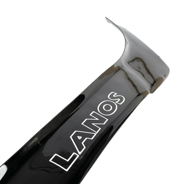 Дефлектор капоту мухобійка для Daewoo Lanos 2005- Євро кріплення Voron Glass