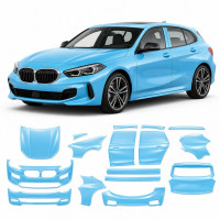 Антигравийная защитная бронепленка по лекалам для BMW 1 Series F40 2019-2024 - полный кузов