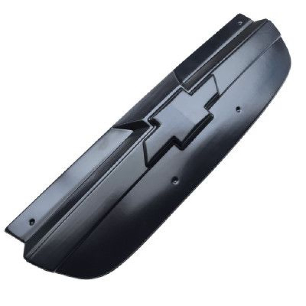 Зимняя накладка на решетку радиатора Chevrolet Aveo 06-11 Пластик Гладкий AutoElement