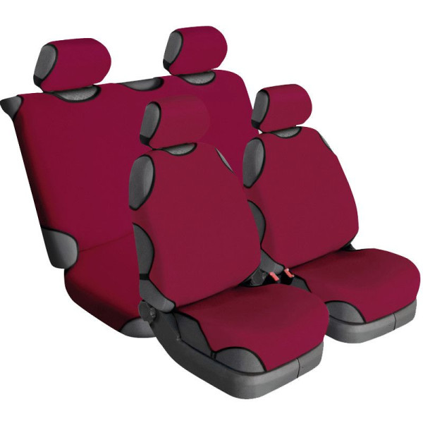 Авточехлы майки для передних сидений Beltex DELUX Бордовые (BX12410)