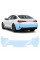 Антигравийная защитная бронепленка по лекалам для BMW i4 G26 2021- задний бампер