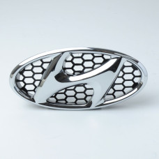 Емблема для Hyundai 170 x 85 мм 4 пуклі (86300-4A910+86352-3S)