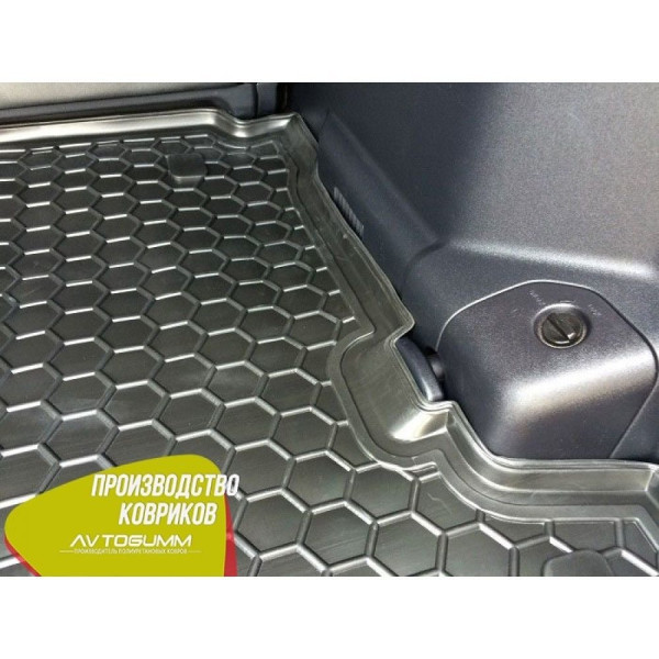 Автомобильный коврик в багажник Mitsubishi Pajero Wagon 3/4 99-/07- / Резиновый (Avto-Gumm)