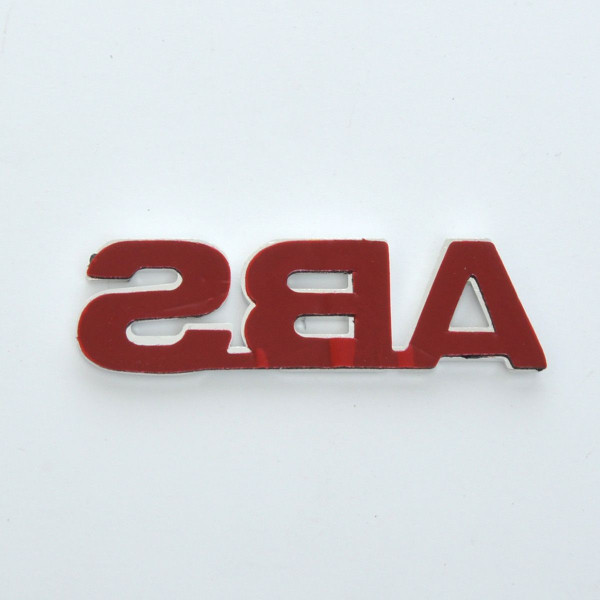 Эмблема надпись ABS скотч 94 x 28 мм