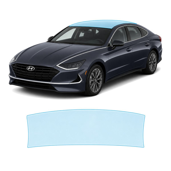 Антигравійна захисна бронеплівка за лекалами для Hyundai Sonata DN8 2019-2022 - зона даху