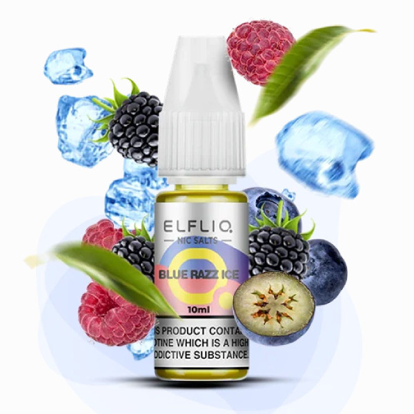 Elf Liq рідина 10 ml 50 mg Blue Razz Ice Блакитна Малина