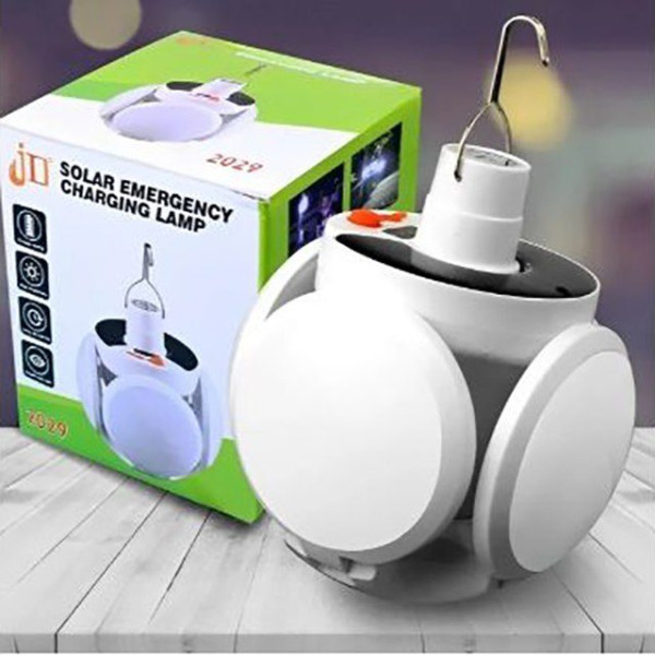 LED Фонарь люстра трансформер подвесной с зарядкой от солнца и пультом USB 5W (X-Balong BL-2029)