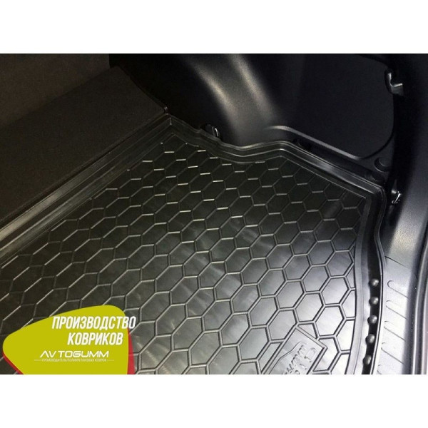 Автомобильный Коврик в багажник для Toyota Rav 4 2013- hybrid / Резино - пластик