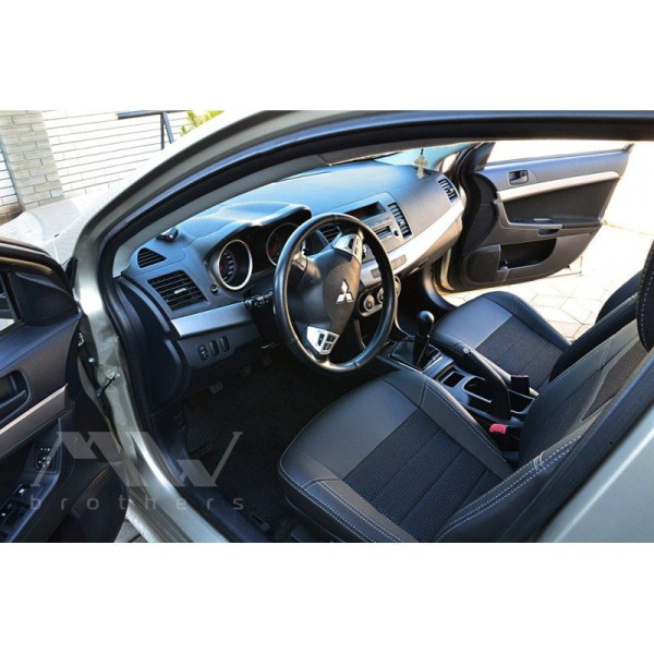 Авточехлы модельные MW Brothers для Mitsubishi Lancer X c 2007