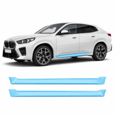Антигравійна захисна бронеплівка за лекалами для BMW X2 U10 2023- нижня зона кузова та пороги