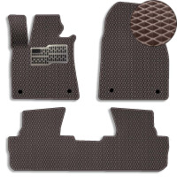 Килимки в салон EVA для Lexus RX 350 2015-2022 з підп'ятником Коричневі 5 шт