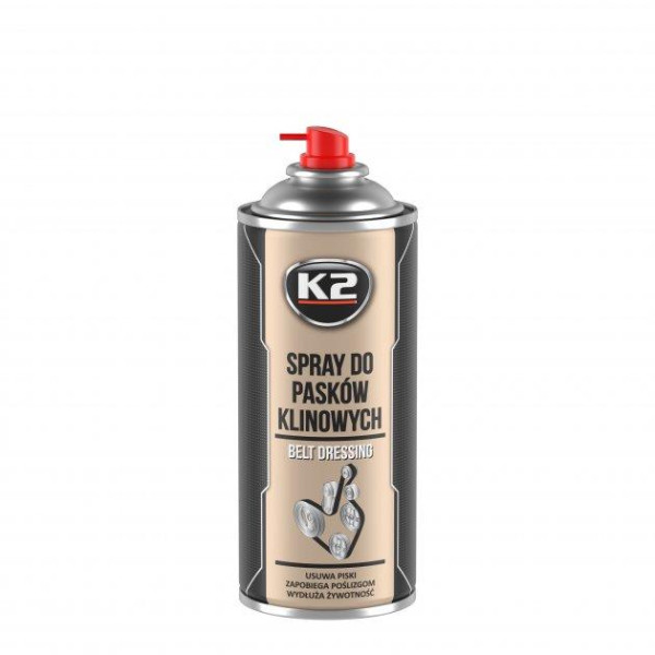 Масло для клинового ремня K2 BELT DRESSING 400 мл (W126) (K20007)