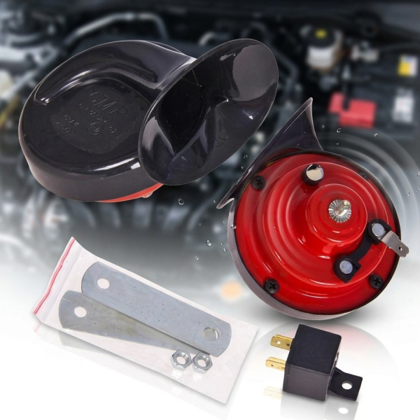 Сигнал автомобильный улитка 24V Ø 85 мм 100+ дБ двухконтактный (GMP СА-24202)