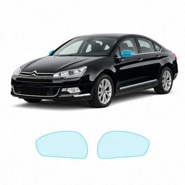 Антигравійна захисна бронеплівка за лекалами для Citroen C5 III facelift 2012-2017 - дзеркала