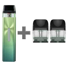 Многоразовый Pod-Набор Vaporesso Xros Mini 1000mAh 2 мл (Картриджей 1 ОМ 3 шт) Vitality Зелено-Коричневый