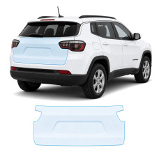 Антигравійна захисна бронеплівка за лекалами для Jeep Compass MP 2017-2020 - зона кришки багажника