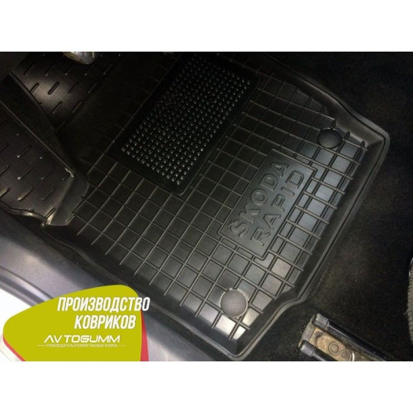 Передние коврики в автомобиль Skoda Rapid 2013- Avto-Gumm