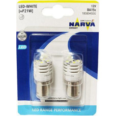 Світлодіод LED Narva 12V BA15s P21/White 6500K 2 шт (180894000)